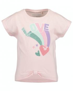 T-Shirt Regenbogen Love rosa 116